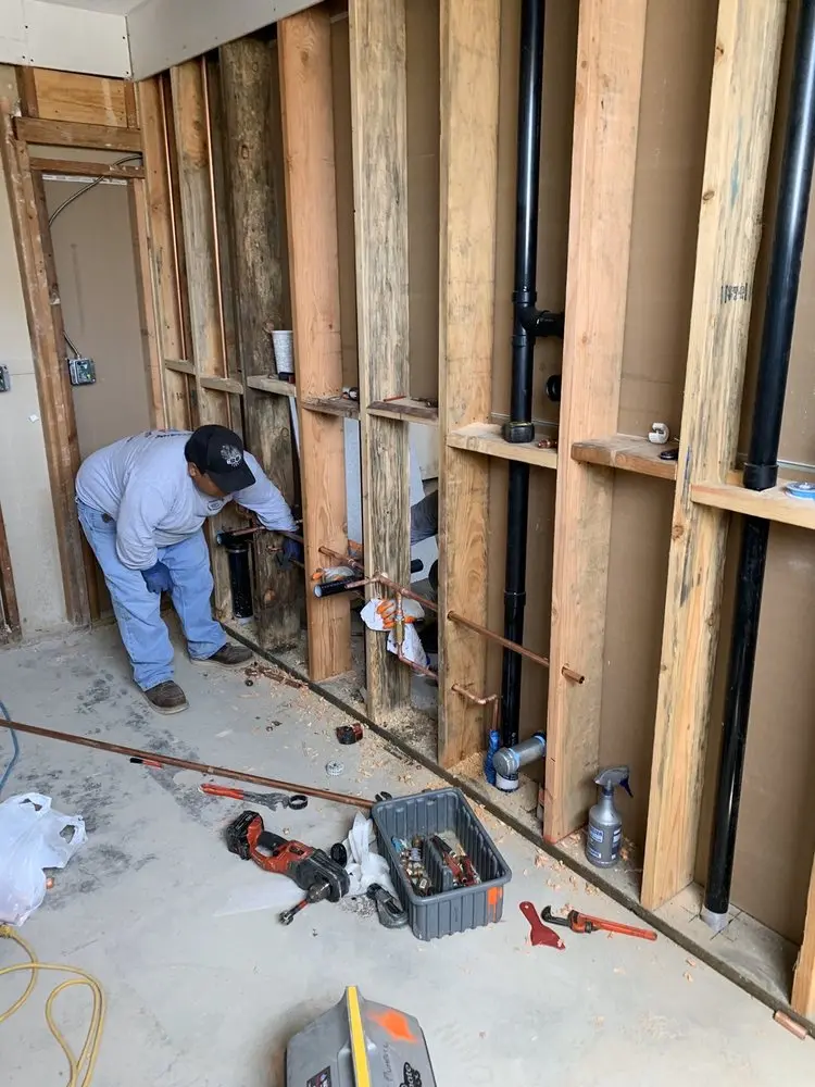 Commercial rough-in plumbing for Water Heater Replacement in East Rockaway